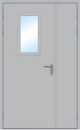 Изображение Дверь противопожарная L200 остекленная 1500х2100